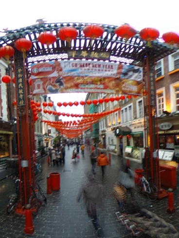 A still image of Chinatown from a 360in360 story about London